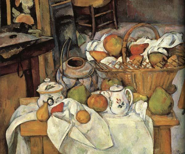 Paul Cezanne La Table de cuisine oil painting image